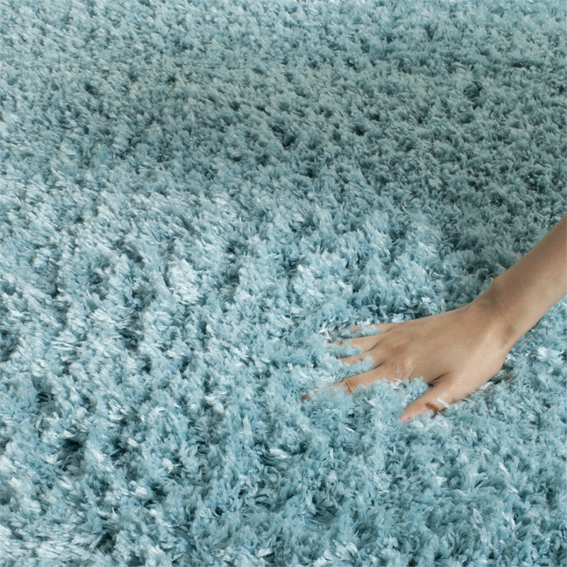 Safavieh Indie Shag 4' X 6' Rug in Turquoise