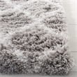 Safavieh Indie Shag 4' X 6' Rug in Gray and Ivory