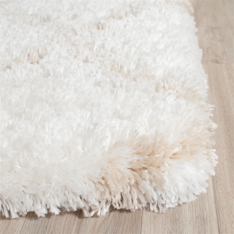 Safavieh Indie Shag 8' X 10' Rug in Ivory and Light Beige