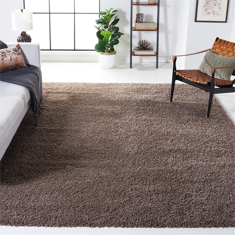 Safavieh Santa Monica Shag 8' X 10' Rug in Taupe
