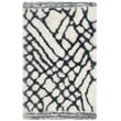 Safavieh Toronto Shag 3' X 5' Hand Tufted Rug in Ivory and Blue