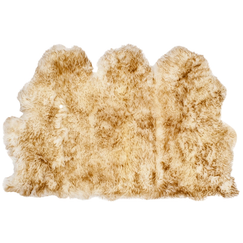 Safavieh Sheepskin Shag 3' X 5' Natural Sheep Skin Rug