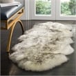 Safavieh Sheepskin Shag 2' X 6' Natural Sheep Skin Rug