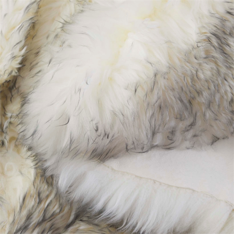 Safavieh Sheepskin Shag 2' X 6' Natural Sheep Skin Rug