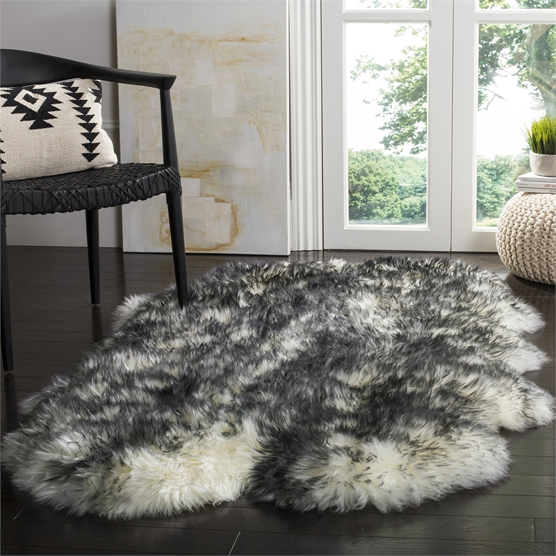 Safavieh Sheepskin Shag 3' 7