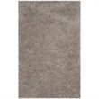 Safavieh Sheep Shag 4' X 6' Hand Tufted Rug in Silver