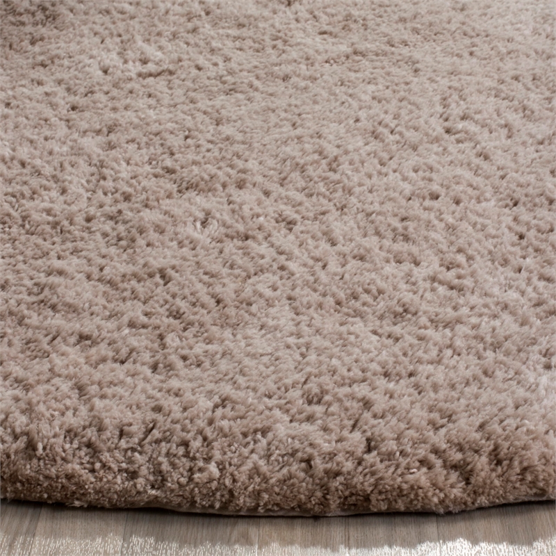 Safavieh Sheep Shag 5' X 8' Hand Tufted Rug in Silver