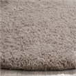 Safavieh Sheep Shag 6' X 9' Hand Tufted Rug in Silver
