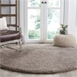 Safavieh Sheep Shag 6' X 9' Hand Tufted Rug in Silver