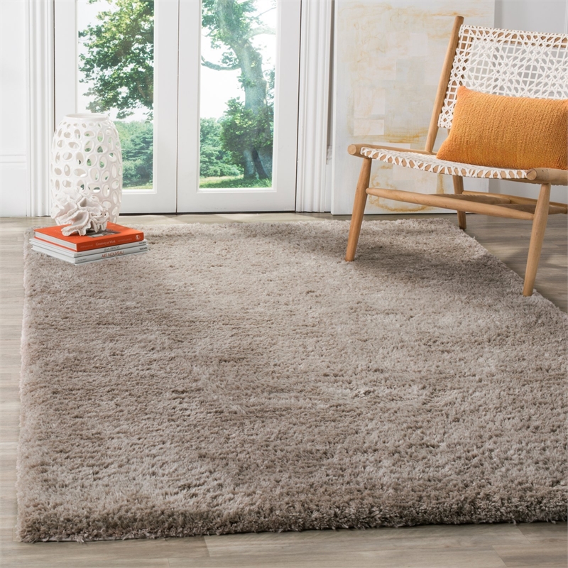 Safavieh Sheep Shag 8' X 10' Hand Tufted Rug in Ivory