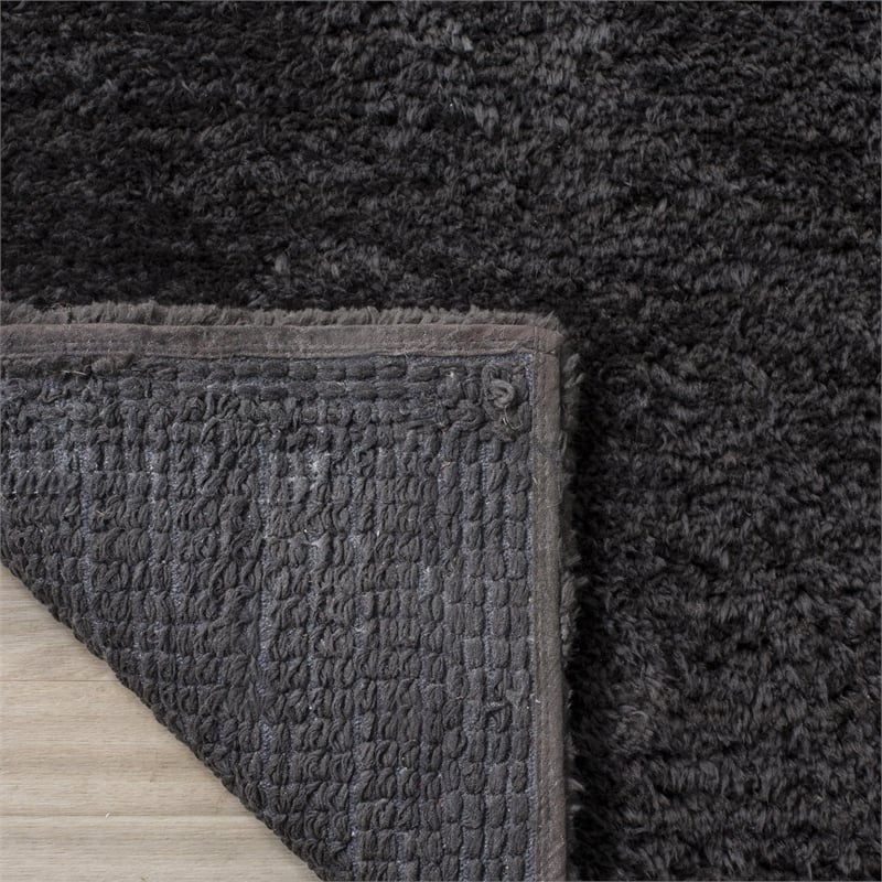 Safavieh Sheep Shag 3' X 5' Hand Tufted Rug in Charcoal