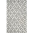 Safavieh Studio Leather 5' X 8' Hand Woven Rug in Ivory and Gray
