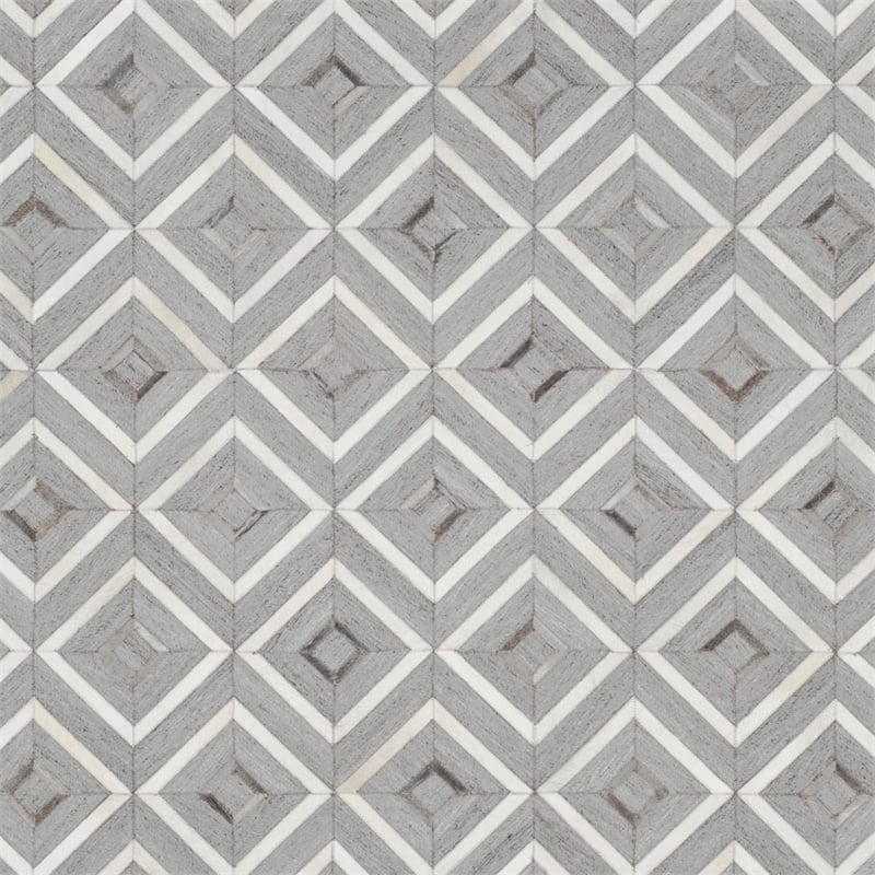 Safavieh Studio Leather 5' X 8' Hand Woven Rug in Ivory and Gray