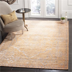 Safavieh Stone Wash 5' X 8' Hand Knotted Rug in Brown and Silver