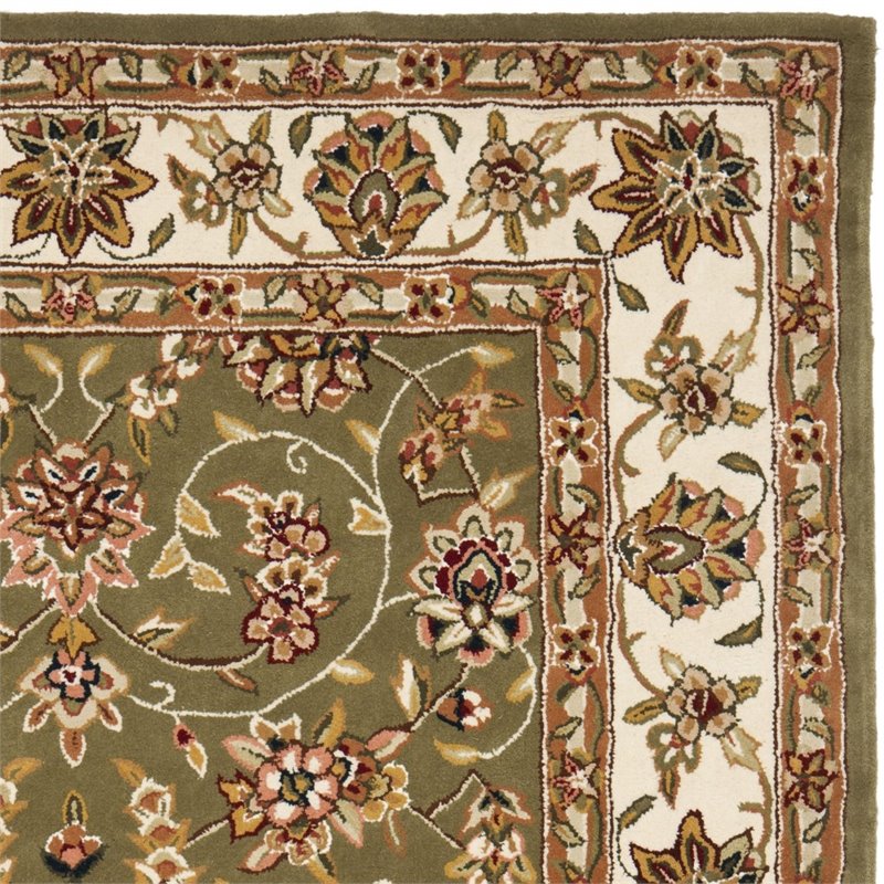 Safavieh Traditions 8' X 8' Round Hand Tufted Wool Rug