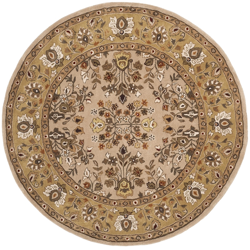 Safavieh Total Performance 6' X 6' Round Hand Hooked Rug
