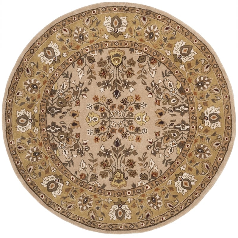 Safavieh Total Performance 8' X 8' Round Hand Hooked Rug