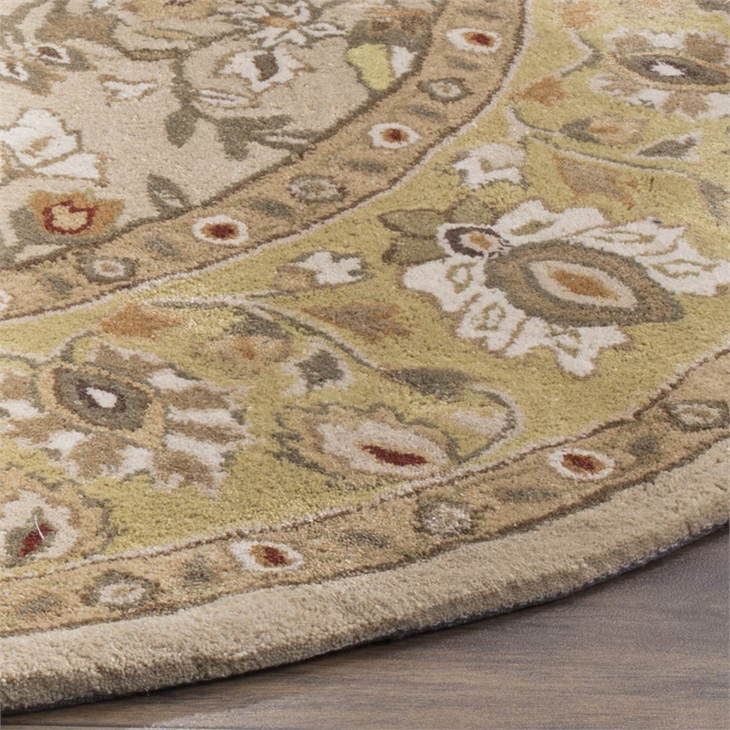 Safavieh Total Performance 8' X 8' Round Hand Hooked Rug