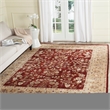 Safavieh Total Performance 8' X 10' Hand Hooked Rug in Rust and Green