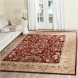 Safavieh Total Performance 9' X 12' Hand Hooked Rug in Rust and Green