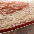 Safavieh Total Performance 9' X 12' Hand Hooked Rug in Rust and Green