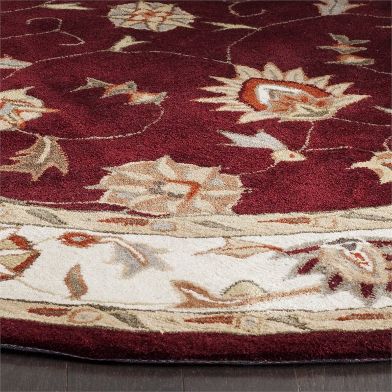 Safavieh Total Performance 6' X 6' Round Hand Hooked Rug
