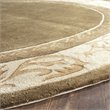 Safavieh Total Performance 6' x 6' Round Hand Hooked Rug in Olive/Ivory