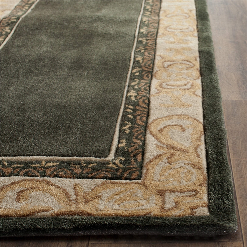 Safavieh Total Performance 9' X 12' Hand Hooked Rug in Slate and Ivory