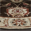 Safavieh Total Performance 3' X 5' Hand Hooked Rug in Brown and Ivory