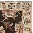 Safavieh Total Performance 4' X 6' Hand Hooked Rug in Brown and Ivory