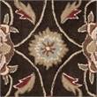 Safavieh Total Performance 4' X 6' Hand Hooked Rug in Brown and Ivory