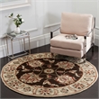 Safavieh Total Performance 6' X 9' Hand Hooked Rug in Brown and Ivory