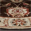 Safavieh Total Performance 6' X 9' Hand Hooked Rug in Brown and Ivory