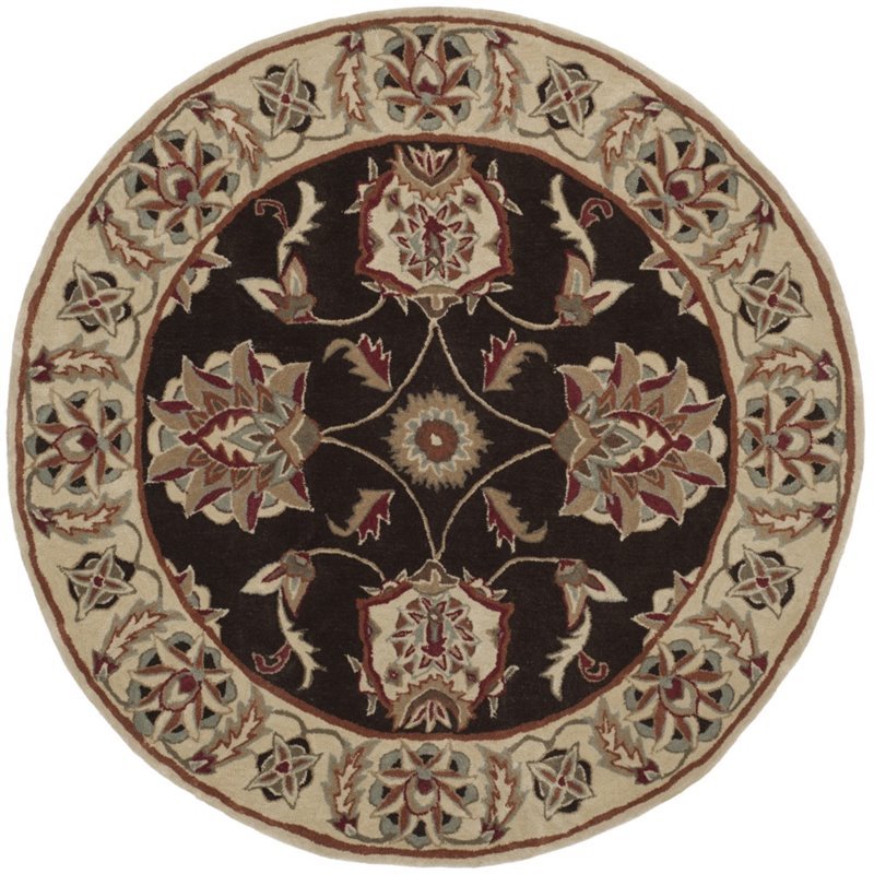 Safavieh Total Performance 6' X 6' Round Hand Hooked Rug