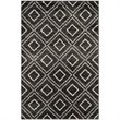 Safavieh Tunisia 4' X 6' Rug in Anthracite and Cream