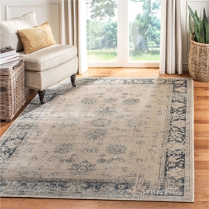 Safavieh Vintage 5'3&quot x 7'6&quot Rug in Ivory and Blue
