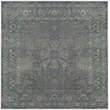 Safavieh Vintage 6' X 6' Square Rug in Light Blue and Light Gray