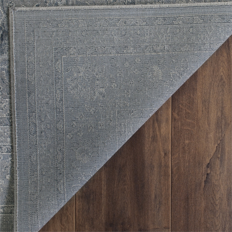Safavieh Vintage 6' X 6' Square Rug in Light Blue and Light Gray