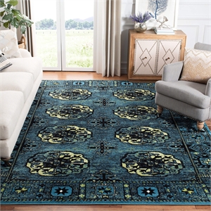 Safavieh Vintage Hamadan 6' 7&quot X 6' 7&quot Square Rug in Blue