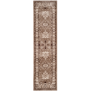 Safavieh Vintage Hamadan 2'-3&quot X 8'  Power Loomed Rug in Taupe/ Ivory