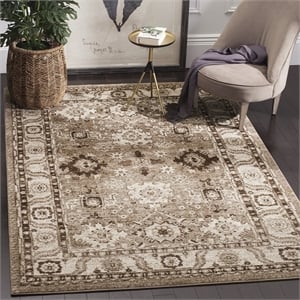 Safavieh Vintage Hamadan 6' 7&quot X 9' Rug in Taupe