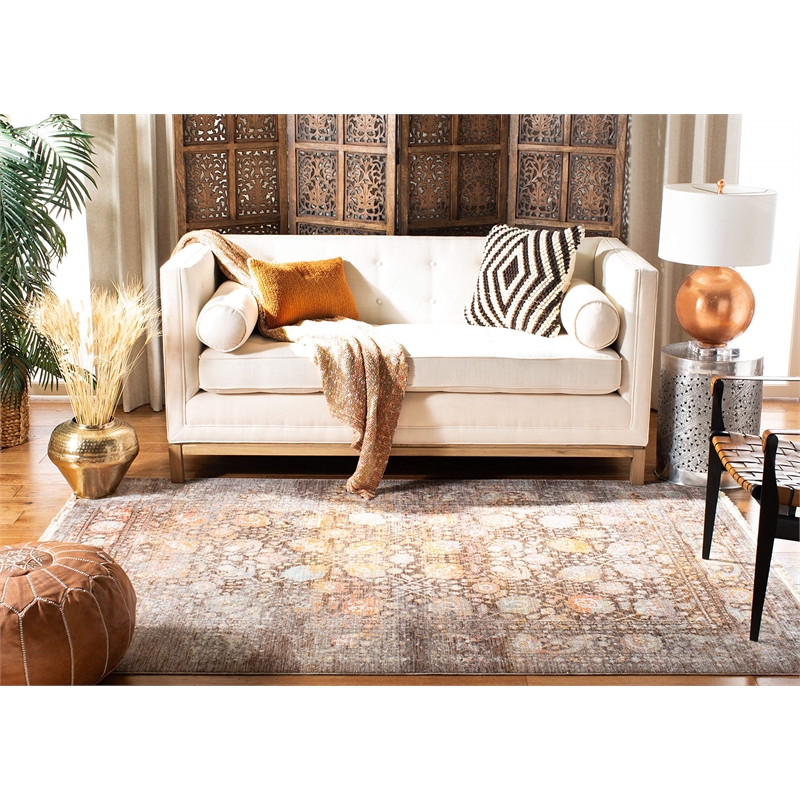 Safavieh Vintage 3' X 5' Rug in Brown