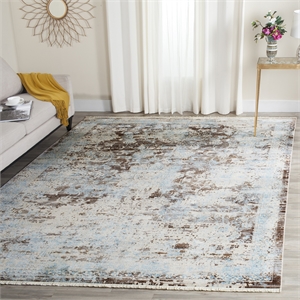 Safavieh Vintage 8' X 10' Rug in Brown and Light Blue