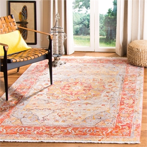 Safavieh Vintage 3' X 5' Rug in Saffron and Cream