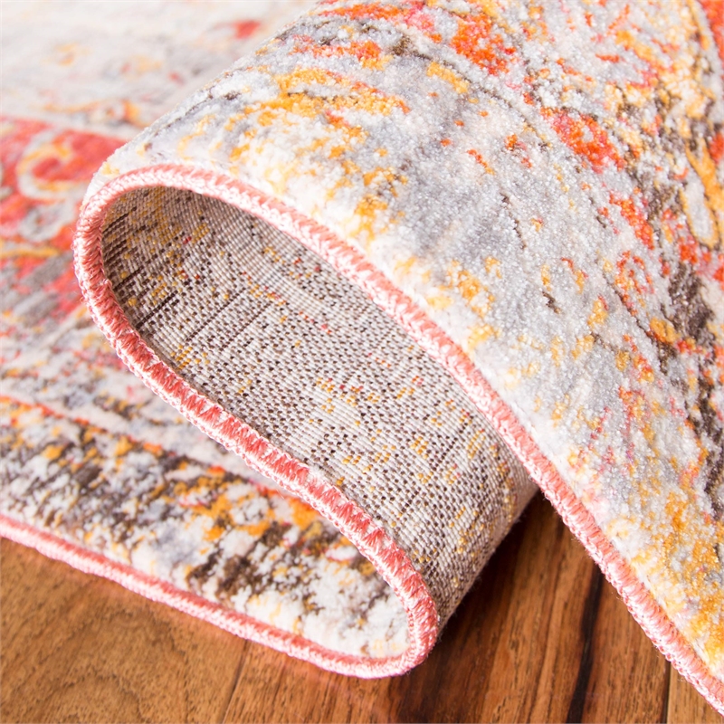 Safavieh Vintage 3' X 5' Rug in Saffron and Cream