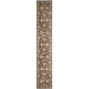 Safavieh Vintage 2'-2&quot X 12' Polyester Power Loomed Rug in Multi-Color