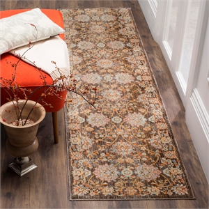 Safavieh Vintage 2' 2&quot X 8' Rug in Brown