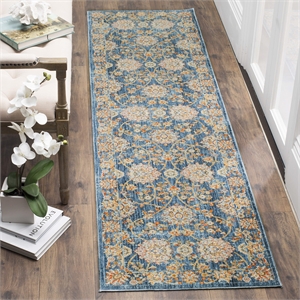 Safavieh Vintage 2' 2&quot X 8' Rug in Turquoise