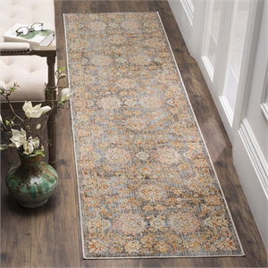 Safavieh Vintage 2' 2&quot X 8' Rug in Light Brown