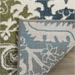 Safavieh Watercolor 4' X 6' Rug in Ivory and Peacock Blue